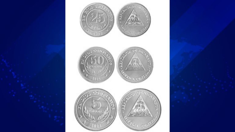 El Banco Central de Nicaragua emitirá nuevas monedas de 5 córdobas, 50 y 25 centavos de córdoba. Foto: NA