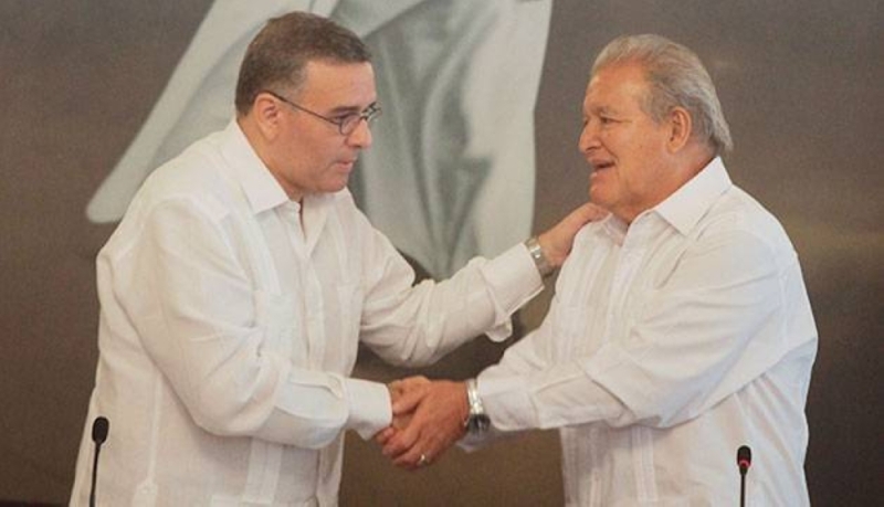 Mauricio Funes y Salvador Sánchez Cerén ex presidentes salvadoreños sancionados por los Estados Unidos