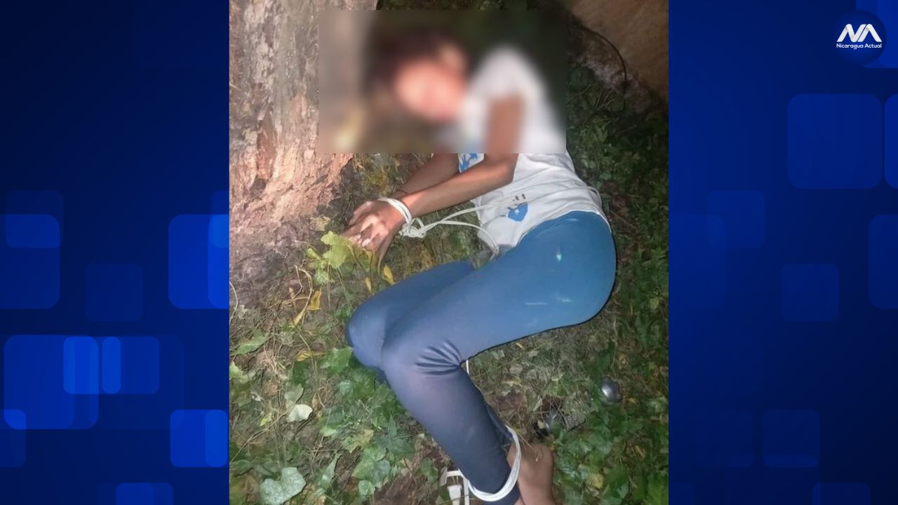 adolescente es encontrada amarrada de pies y manos en una comarca en carretera Vieja a León Foto Nicaragua Actual