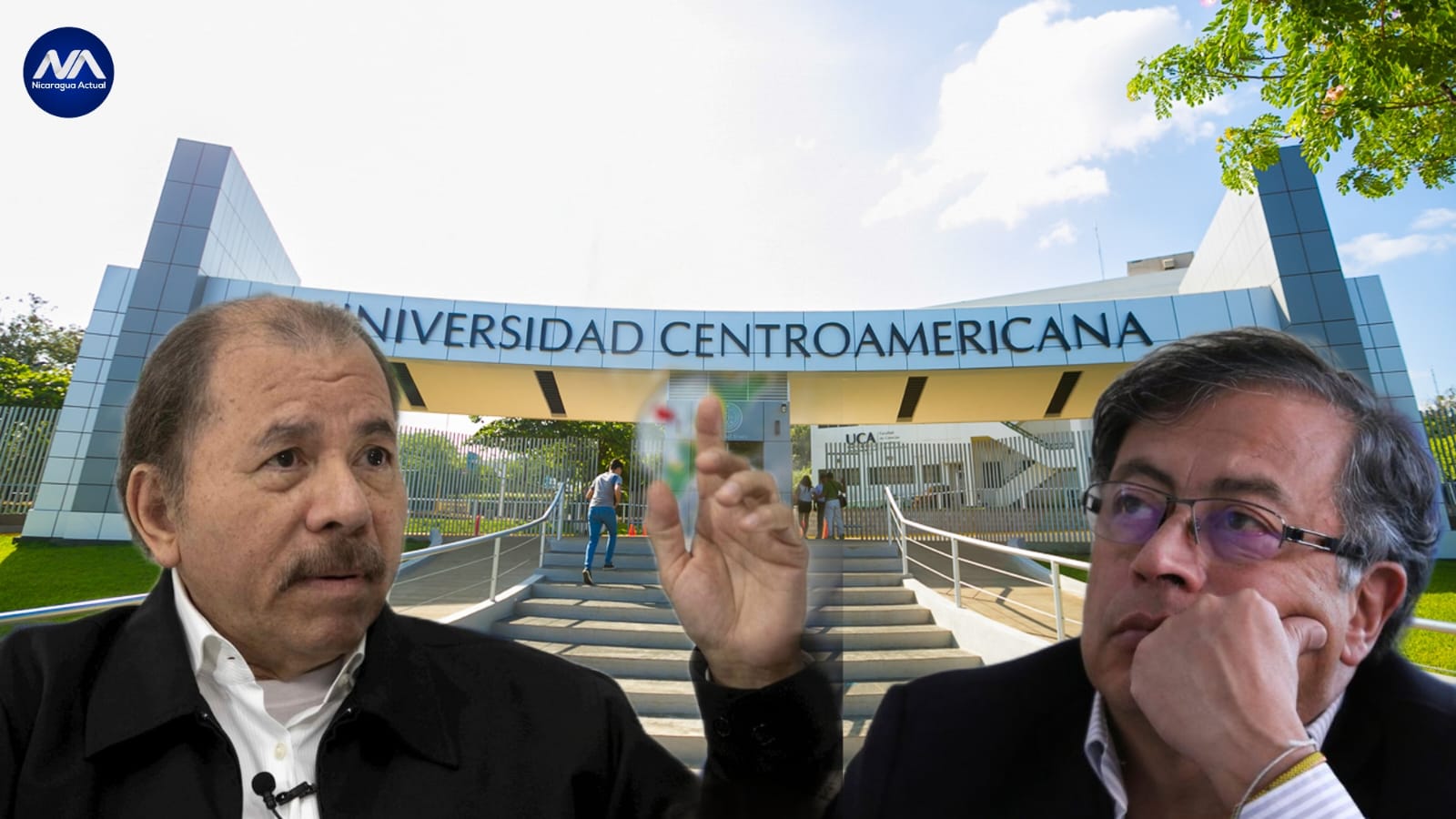 Daniel Ortega y su homólogo Gustavo Petro de Colombia. Foto: Nicaragua Actual.