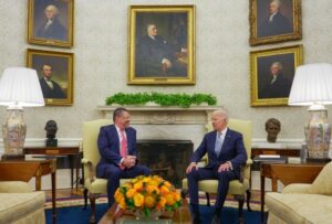 Joe Biden y Rodrigo Chaves se reunen en Washington