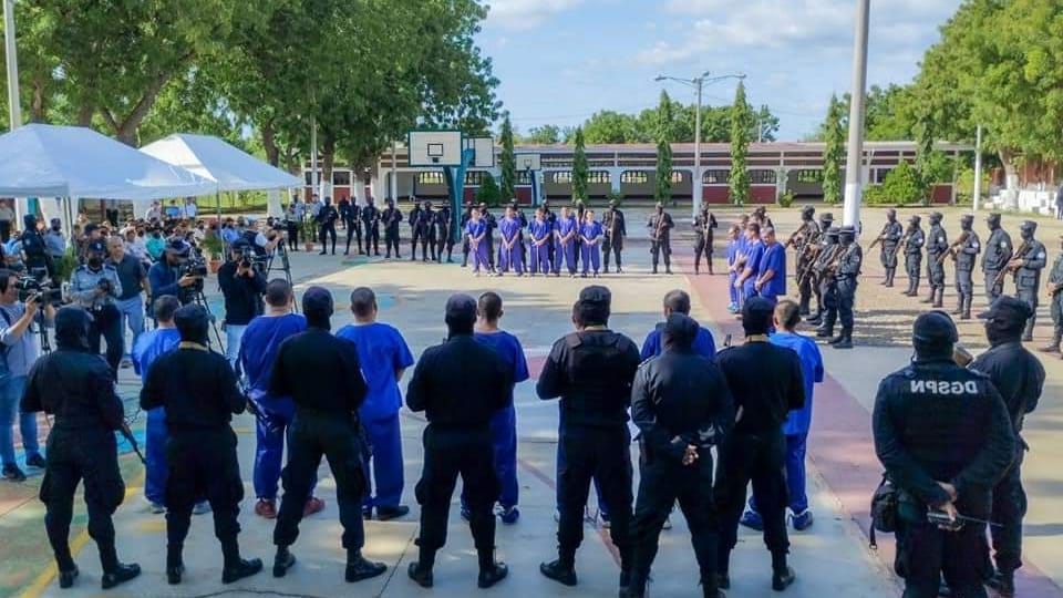 Policía presenta a indígenas Mayangna y los acusa de crimen organizado. Foto: prensa oficialista.