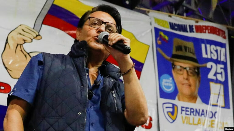 Asesinato de candidato presidencial Fernando Villavicencio conmociona elecciones en Ecuador