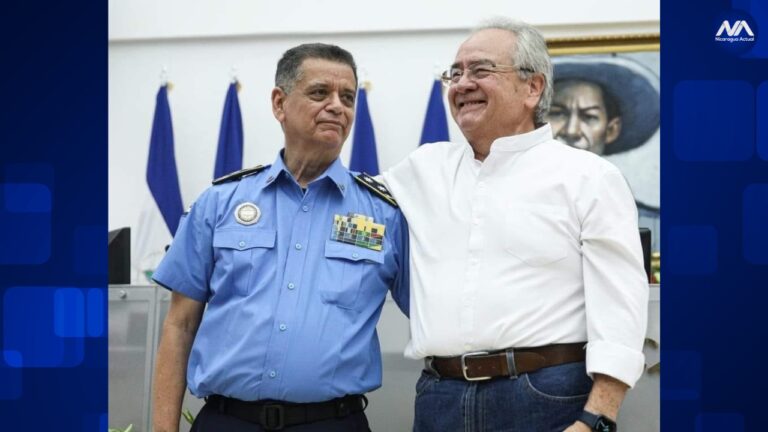 Gustavo Porras y Francisco Díaz operadores politicos de la dictadura de Ortega en la Asamblea Nacional y la Policía Sandinista