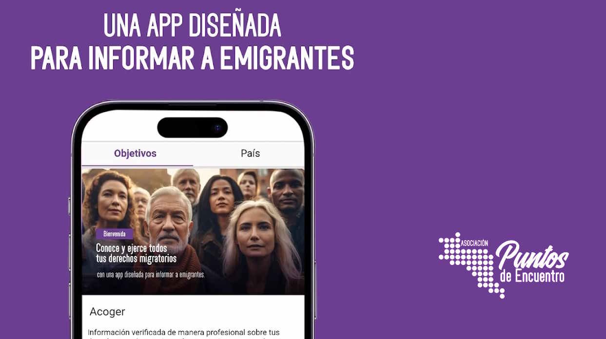 Migrante App, la nueva plataforma de Puntos de Encuentro