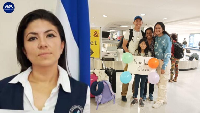 exreos políticos María Oviedo y John Cerna logran reunificarse con sus familias Foto Nicaragua Actual