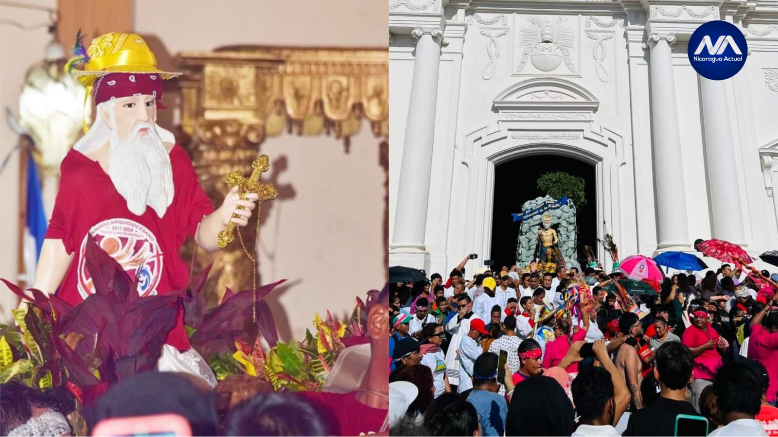 San Jerónimo es festejado en León, pero Masaya se limita a celebraciones dentro del templo.