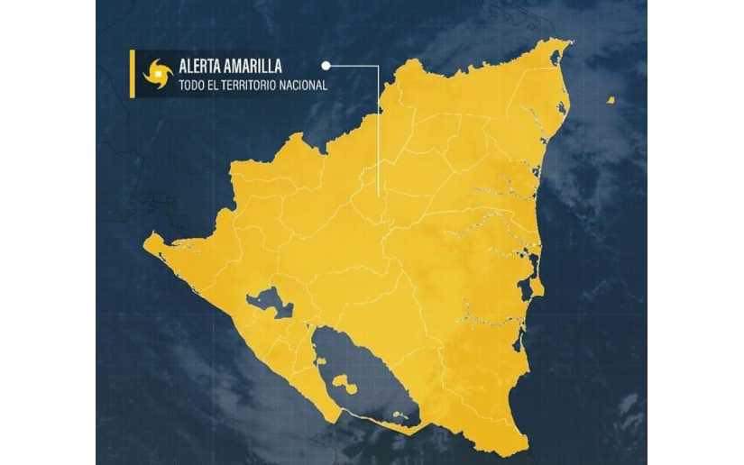 Decretan Alerta Amarilla en Nicaragua.