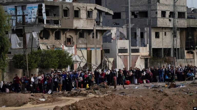 Gaza e Israel acuerdan tregua Foto VOA