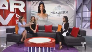 Sheynnis Palacios, Miss Universo 2023, en entrevista con Al Rojo Vivo. 