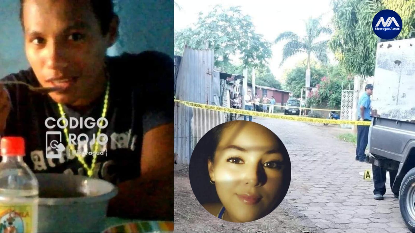 Femicida asesina a puñalada a su ex pareja en Managua.