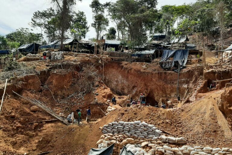 Minería ilegal en Nicaragua.