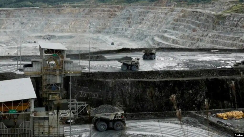 Vista de la mina Cobre Panamá, de Canada's First Quantum Minerals, en Donoso, Panamá, el 6 de diciembre de 2022.