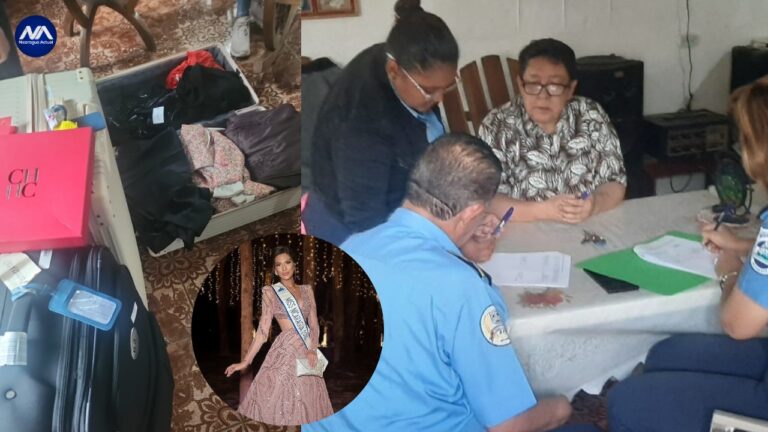 Policía confirma entrega de maletas de Sheynnis Palacios a sus familiares.