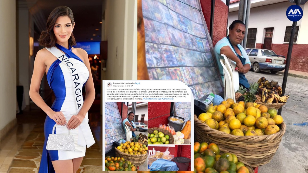 ventas de comerciante nicaragüense aumentan tras haber conocido a la Miss Universo Foto Nicaragua Actual