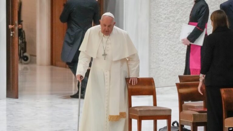 papa francisco quiere que lo entierren en Roma y no en el vaticano Foto VOA