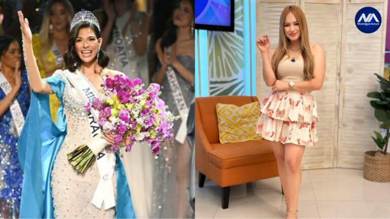 Sheynnis Palacios y Francelyz Sandoval.