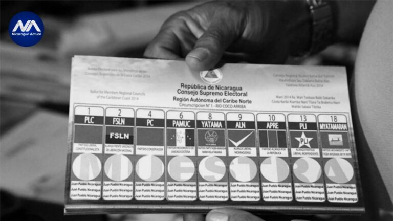 Boleta electoral para elecciones regionales que elegirán a concejales serán sin la casilla de Yatama. Foto: NA.