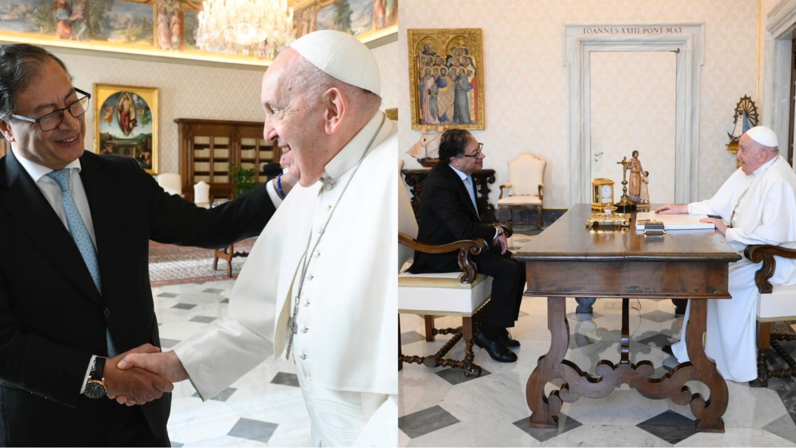 Gustavo Petro viaja al vaticano para hablar con el papa Francisco sobre nicaragua Foto Nicaragua Actual