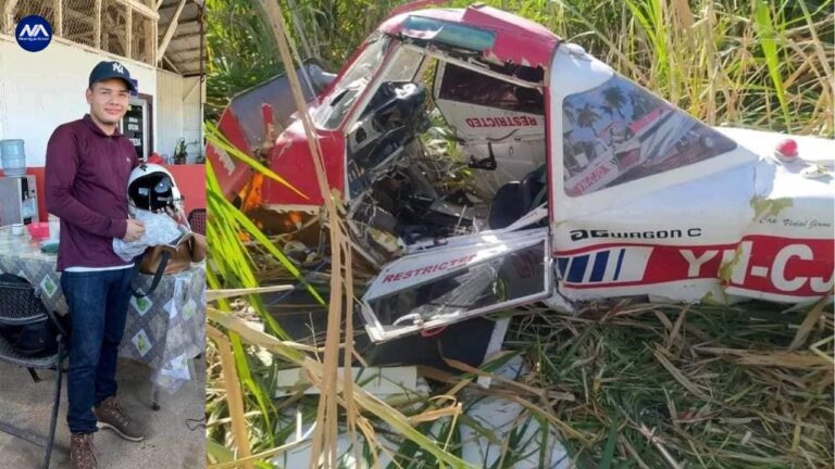 joven se estrella en avioneta en chinandega Foto Nicaragua Actual