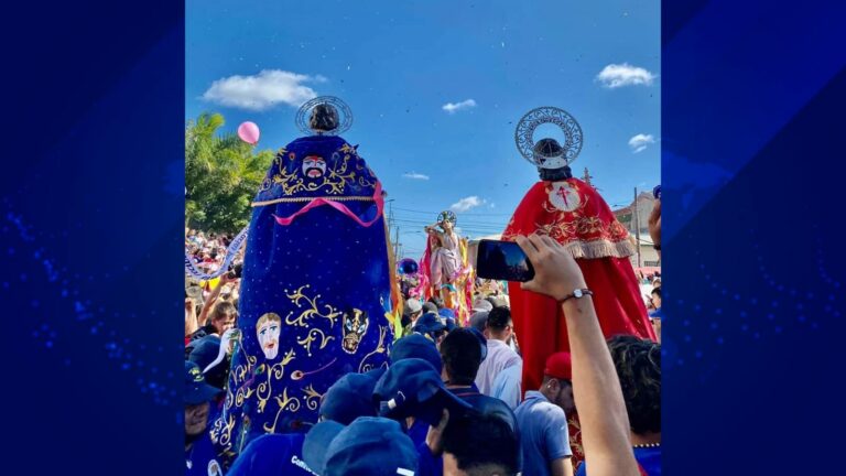 Diriamba celebra "Tope de Santos" en honor San Sebastián.