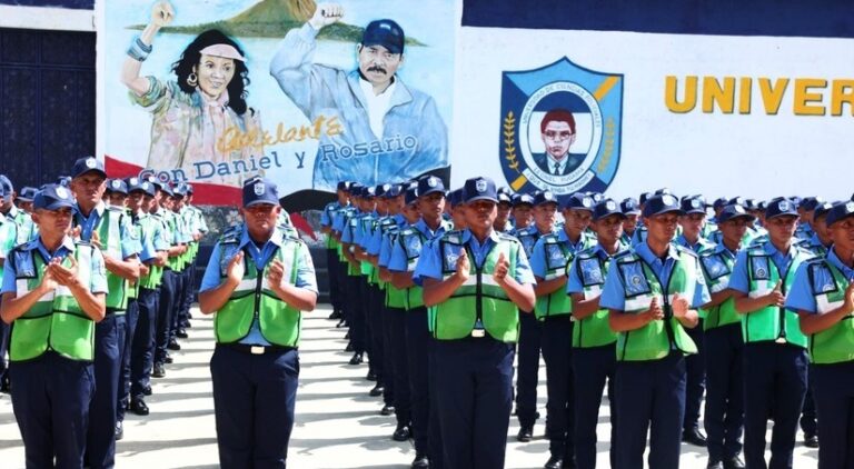 Policía sandinista de Nicaragua.