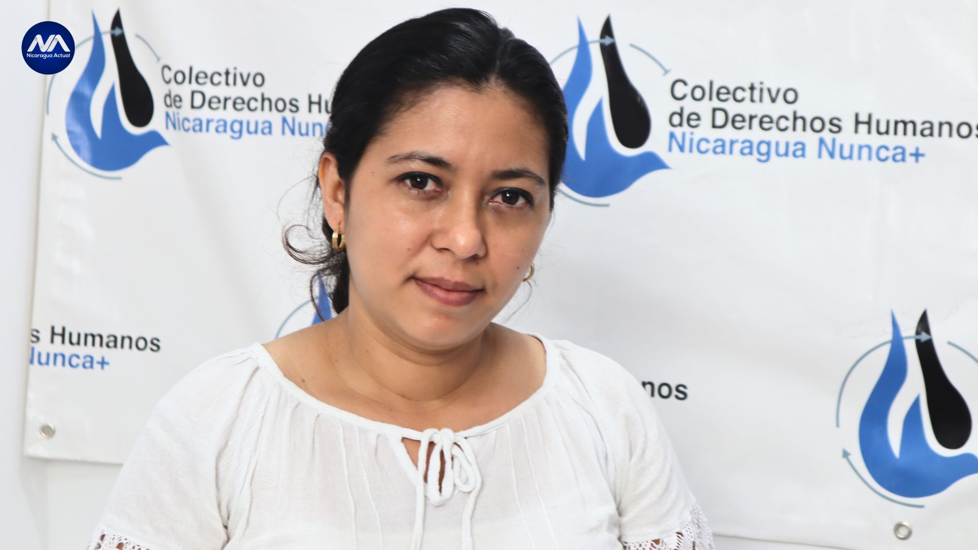 Wendy Flores, defensora de derechos humanos del Colectivo Nicaragua Nunca Más