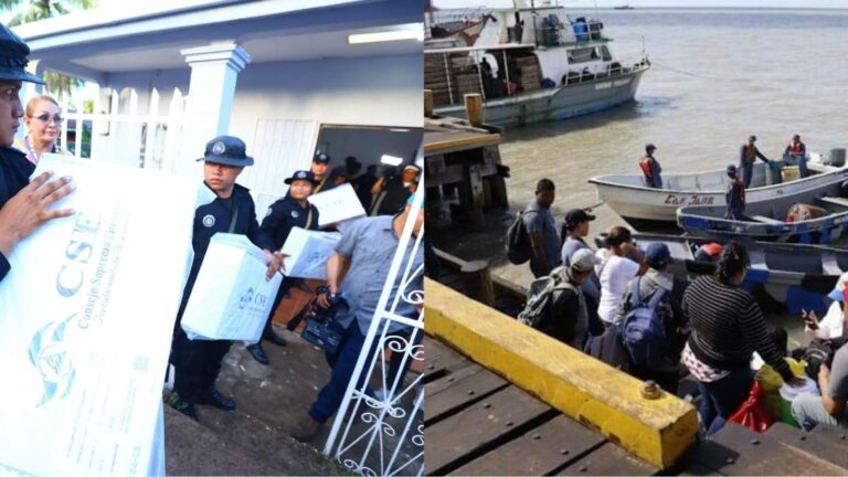 Trasladan maletas electorales a zonas rurales del Caribe para votaciones del domingo. Foto: NA.
