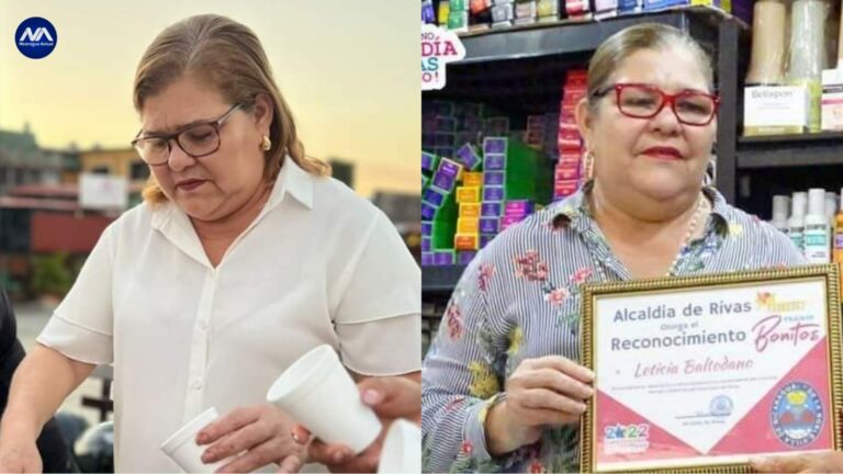 Dictadura de Ortega destituye a su alcaldesa en Rivas, Vilma Casanova, por supuestos actos de corrupción.