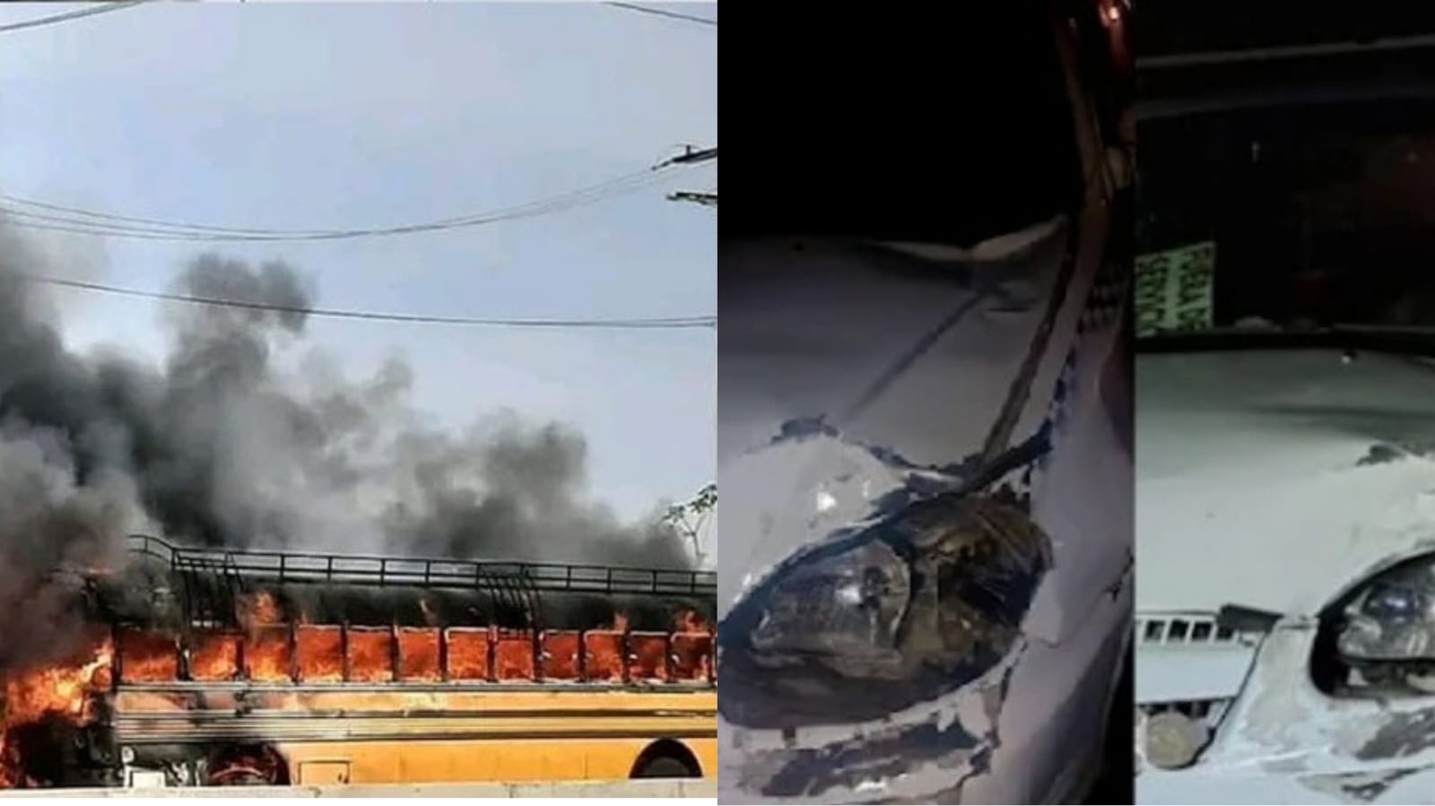 autobus se incendia en tipitapa foto nicaragua actual