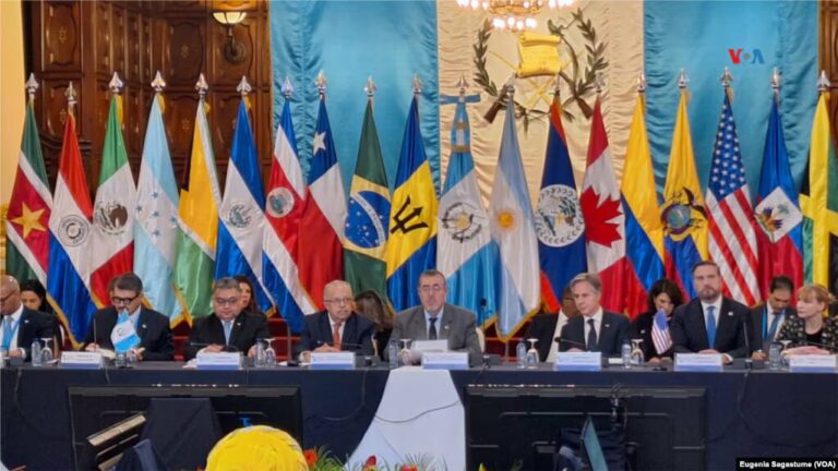 Más de 20 cancilleres participan en reunión sobre Migración en Guatemala; Nicaragua fue el gran ausente.