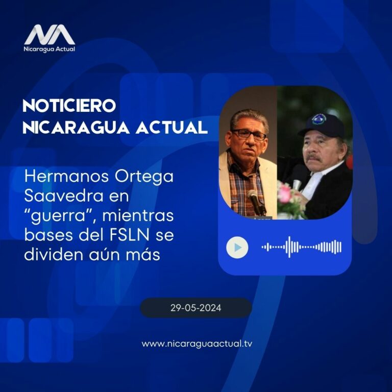Hermanos Ortega Saavedra en “guerra”, mientras bases del FSLN se dividen aún más