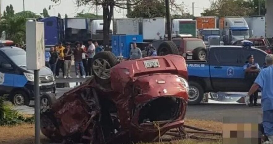 Colisión entre un vehículo y un camión deja cuatro muertos y varios heridos en Managua