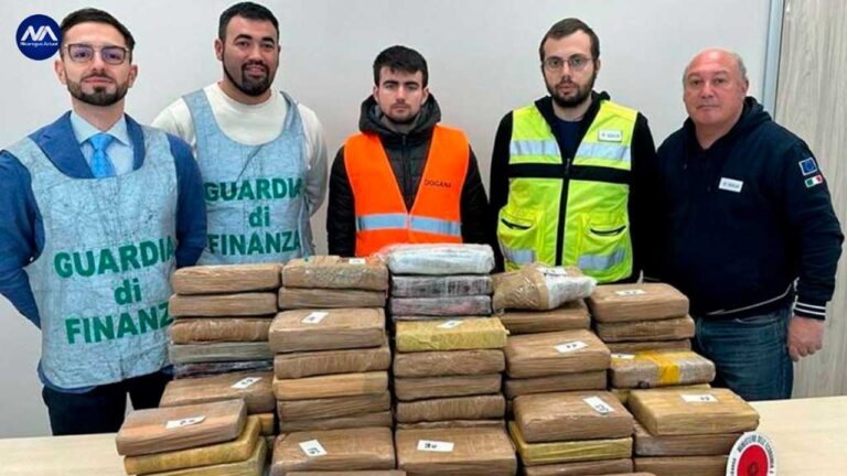 Policia de italia incauta cargamento de droga que fue embarcada en Nicaragua
