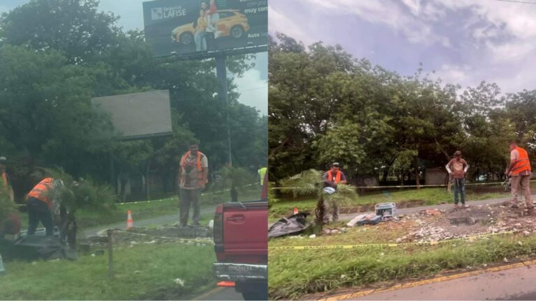 Trabajadores de la Alcaldía de Managua se preparan para montar otro "Chayopalo".