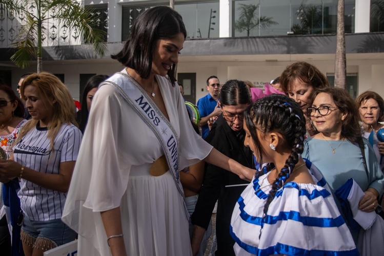 Miss Universo Sheynnis Palacios visita Puerto Rico.