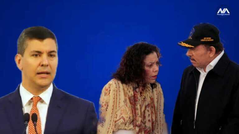 presidente de Paraguay santiago peña dictadores sandinistas daniel ortega y rosario murillo foto nicaragua actual