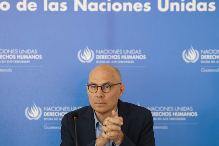 El Alto Comisionado de las Naciones Unidas para los Derechos Humanos Volker Türk foto medios internacionales