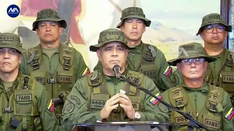 El ministro de Defensa de Venezuela, Vladimir Padrino López