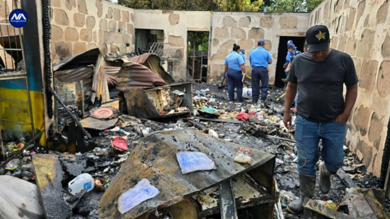 Niño muere en incendio en Prinzapolka Nicaragua