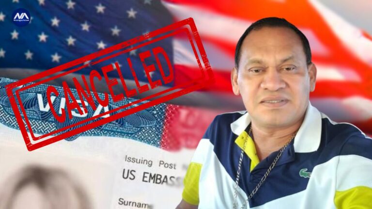 Estados Unidos le cancela visa a Juan Caldera.