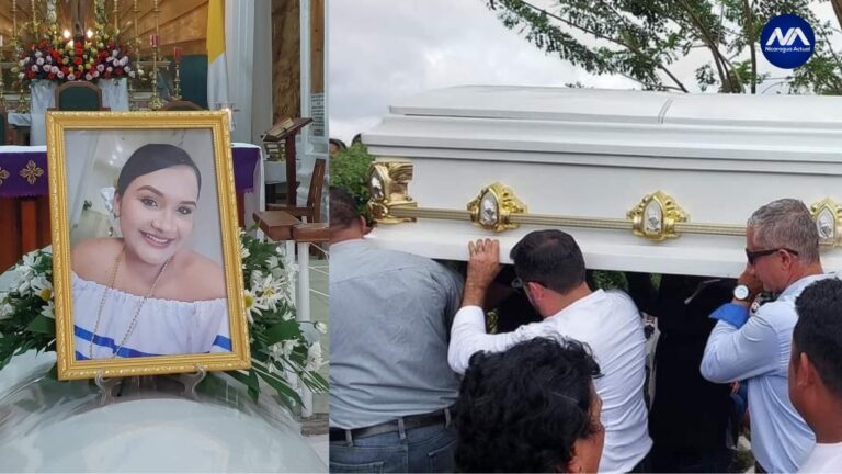 San Marcos despide a María Monserrat López, víctima del trágico accidente en Ticuantepe.
