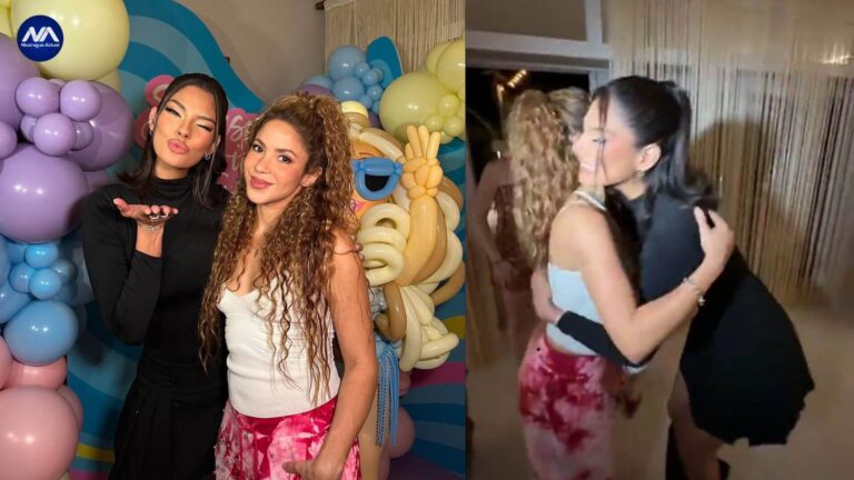 Sheynnis Palacios Miss Universo 2023 junto Shakira