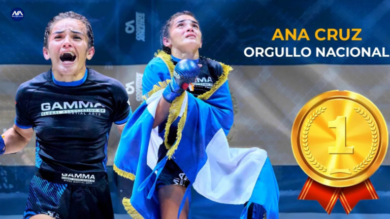 Ana Cruz gana la primera medalla de Oro para Nicaragua en Mundial de MMA
