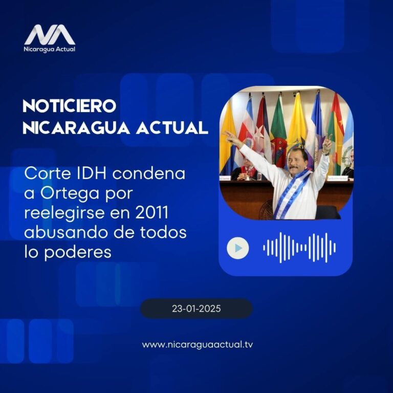 Corte IDH condena a Ortega por reelegirse en 2011 abusando de todos lo poderes